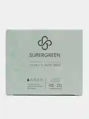 Зеленый прокладки женские ежедневные SUPERGREEN