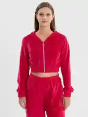 Фуксия женский спортивный костюм, велюровый