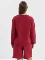 Бордовый костюм женский из футера