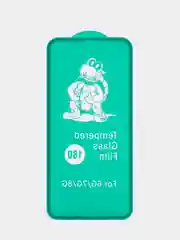 Белый стекло с бортами AirBag iPhone 6/7/8/7+/8+/X/XS/XS Max/11Pro/12mini/12/12Pro/12ProMax