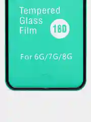 Белый стекло с бортами AirBag iPhone 6/7/8/7+/8+/X/XS/XS Max/11Pro/12mini/12/12Pro/12ProMax