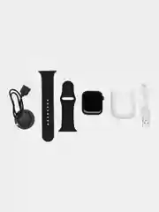 Черный умные часы Smart Watch T900PRO MAX L, наушники в комплекте