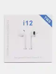 Белый беспроводные наушники i12