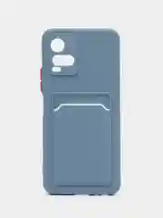 Коралловый силиконовый чехол для Vivo Y21, Y21S, Y33S 4G, Y32 4G, Y21T, Y33T прозрачный