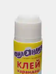 Клей-карандаш канцелярский для бумаги и картона Юнландия, 25 г, улучшенный, 227612