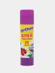 Клей-карандаш канцелярский для бумаги и картона Юнландия, 25 г, улучшенный, 227612