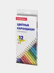 Цветные карандаши шестигранные ErichKrause Basic, 12 цветов
