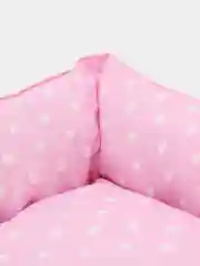 Розовый лежак для кошек и собак мелких пород