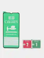 Гибкое защитное стекло для Realme C35, с чёрной рамкой