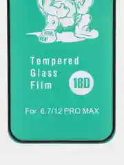 Белый стекло с бортами AirBag iPhone 6/7/8/7+/8+/X/XS/XS Max/11Pro/12mini/12/12Pro/12ProMax