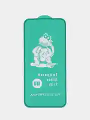 Белый стекло с бортами AirBag iPhone 6/7/8/7+/8+/X/XS/XS Max/11Pro/12mini/12/12Pro/12ProMax