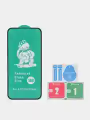 Белый стекло с бортами AirBag iPhone 6/7/8/7+/8+/X/XS/XS Max/11Pro/12mini/12/12Pro/12ProMax