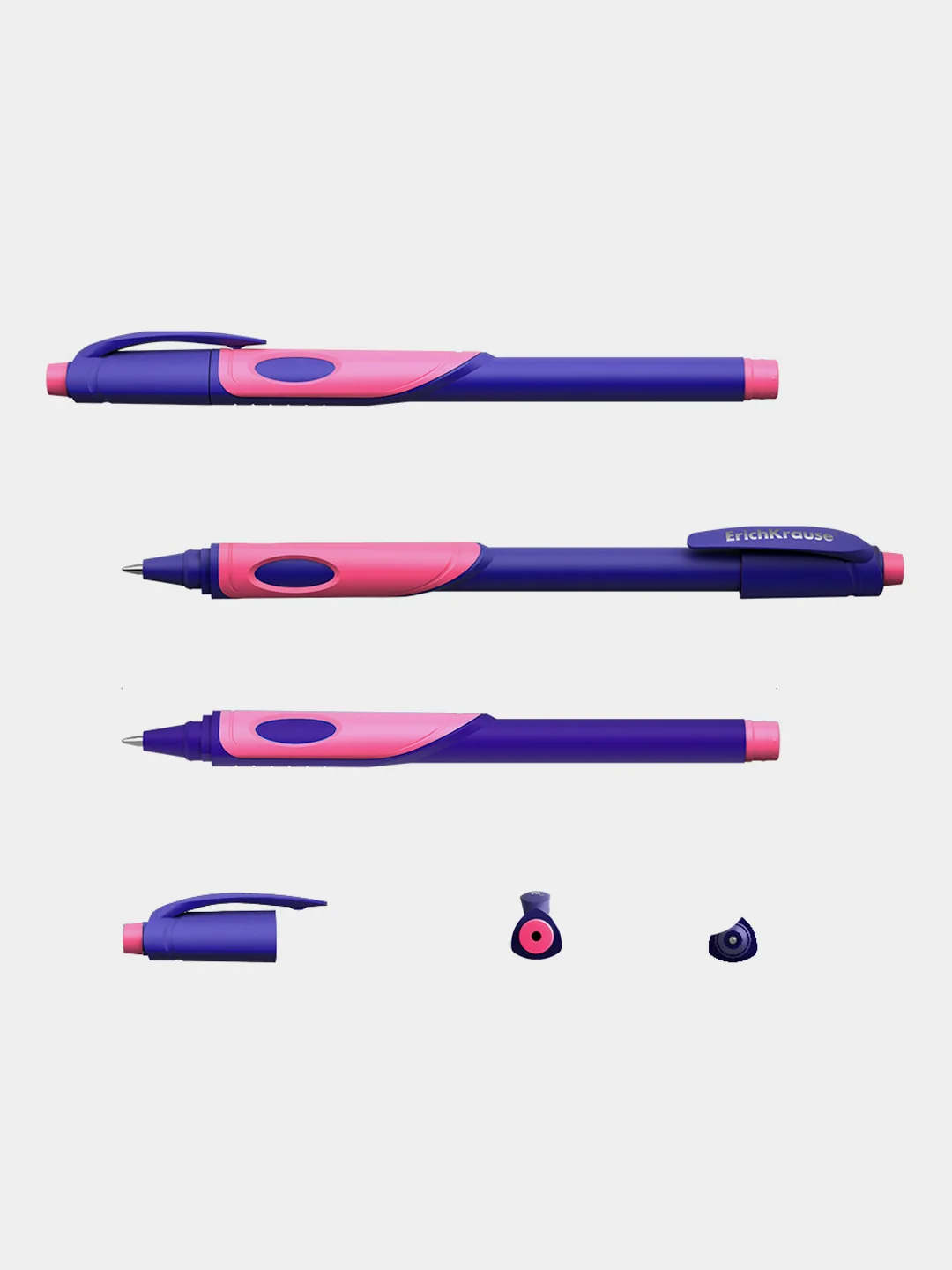 Ручка шариковая ErichKrause, Ultra Glide, синяя, 2 шт