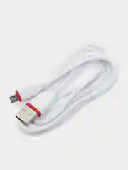 Белый зарядное устройство Borofone BA21A (Быстрая зарядка QC 3.0, 3A, 18W + USB- кабель)