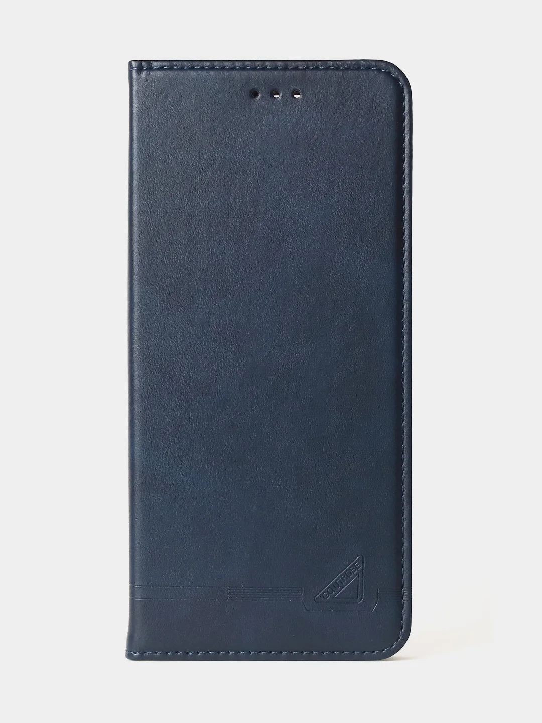 Темно-синий чехол-книжка GQ для Redmi 10C / Poco C40 из высококачественной искусственной кожи