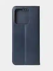 Темно-синий чехол-книжка GQ для Redmi 10C / Poco C40 из высококачественной искусственной кожи