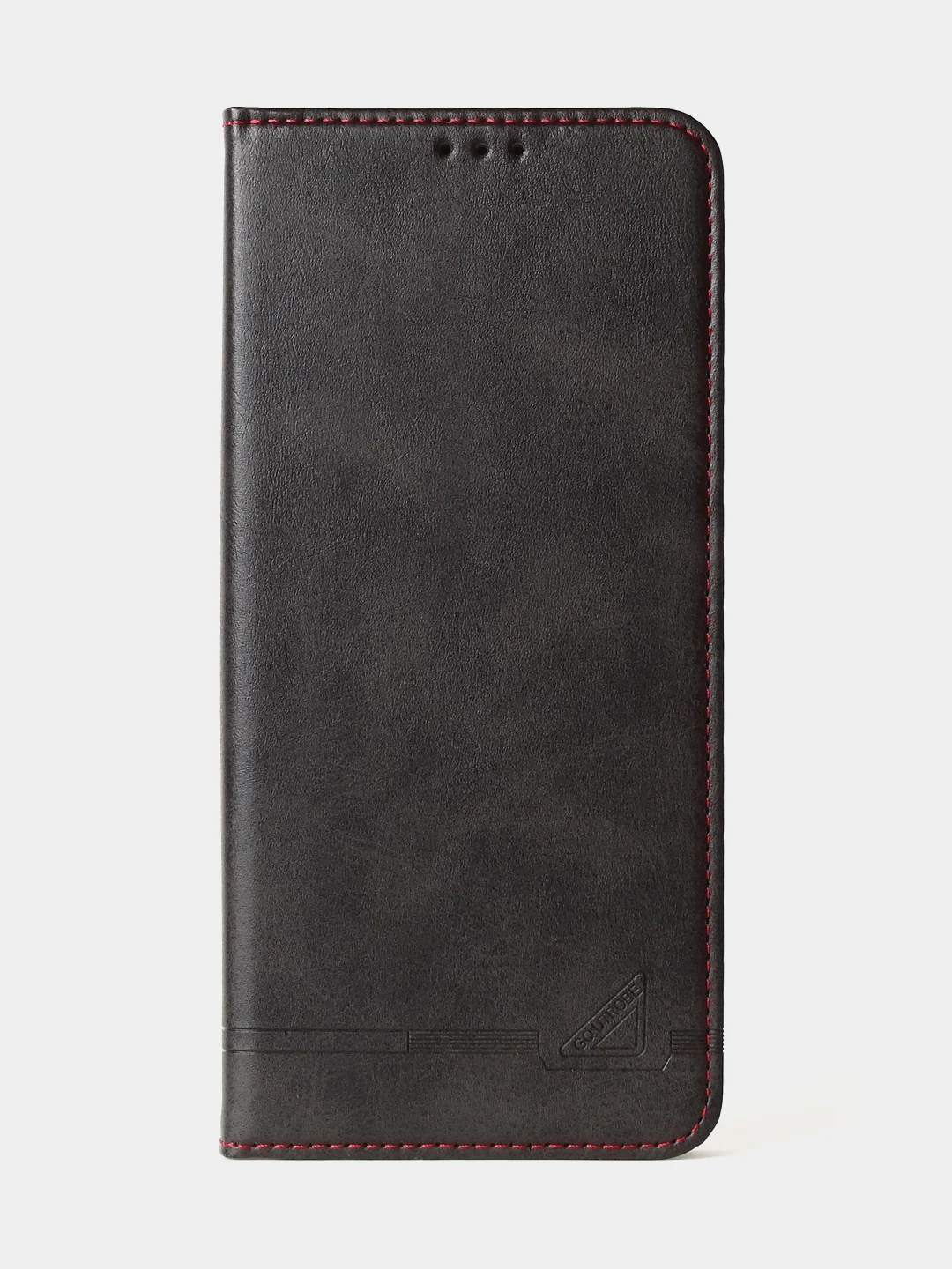 Угольный чехол-книжка GQ для Redmi 10C / Poco C40 из высококачественной искусственной кожи
