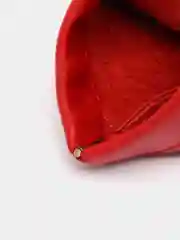 Красный ключница из натуральной кожи