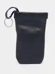 Фиолетовый ключница из натуральной кожи