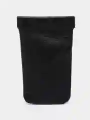 Черный ключница из натуральной кожи