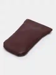 Багровый ключница из натуральной кожи
