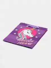 Фиолетовый пакет ламинат вертикальный "Unicorn dreams", Минни Маус, 23 х 27 х 11,5 см