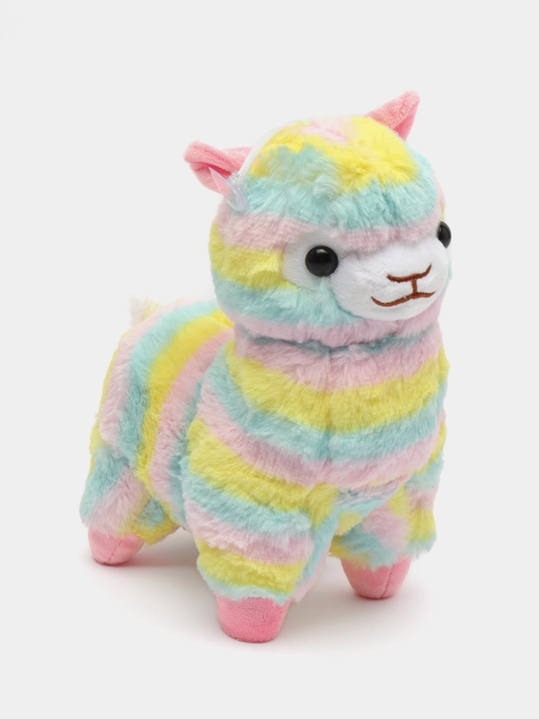 Мягкая игрушка Радужная Лама/Альпака, 25 см