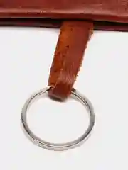 Коричневый ключница из натуральной кожи