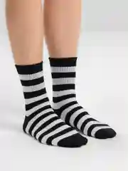 Носки мужские, высокие, черно-белые