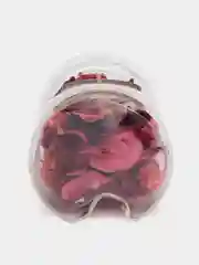 Розовый саше с сухоцветами и свечкой, 6 цветов