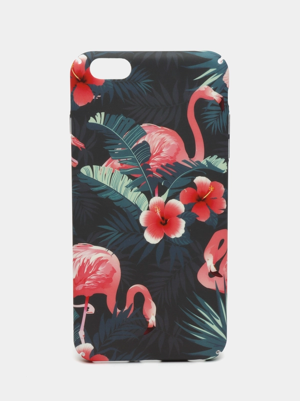 Чехол для iPhone "Flamflower" 6s, 7, 8 Plus, X, Xs Max, XR, pkt