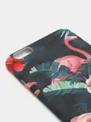 Фуксия чехол для iPhone "Flamflower" 6s, 7, 8 Plus, X, Xs Max, XR, pkt