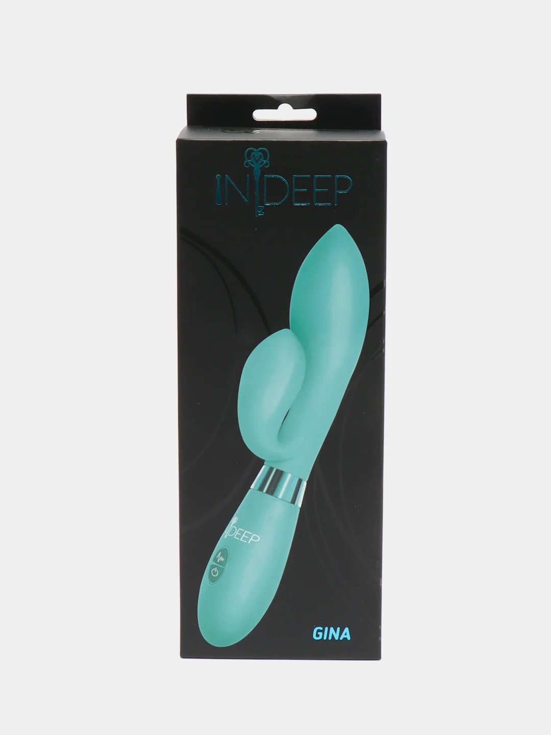 Вибратор INDEEP GINA TURQUOISE для стимуляции клитора и точки G