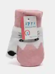 Конфетный варежки детские осенние из шерсти