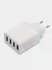 Белый блок питания, 4 USB выхода