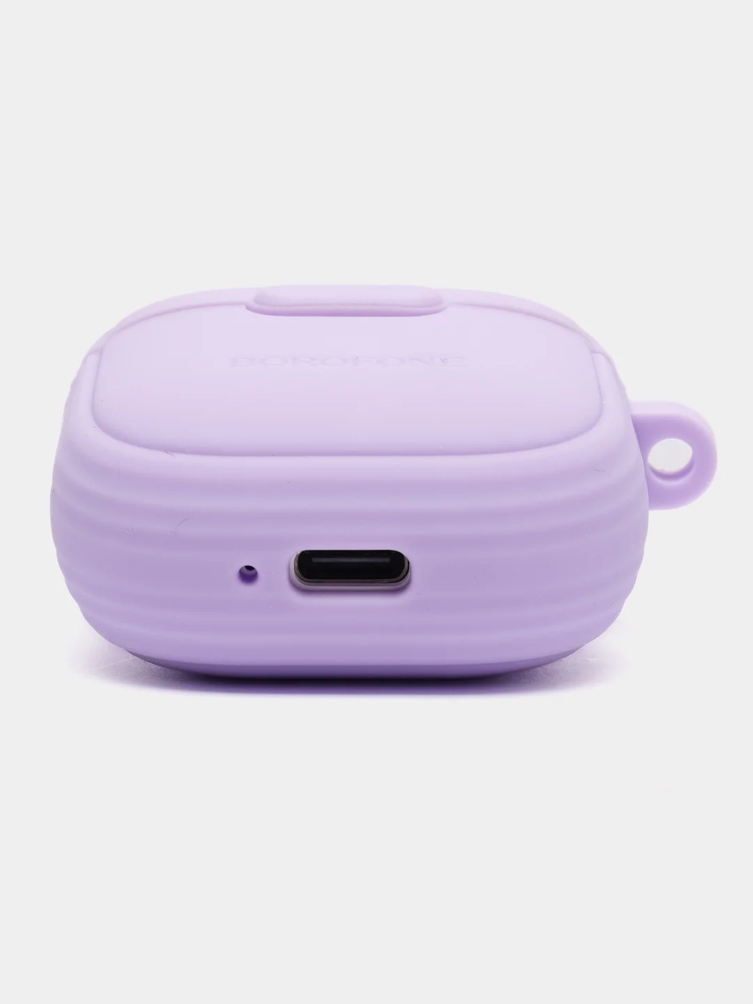 Сиреневый наушники беспроводные Borofone BW29, Bluetooth, с микрофоном, чехол в комплекте
