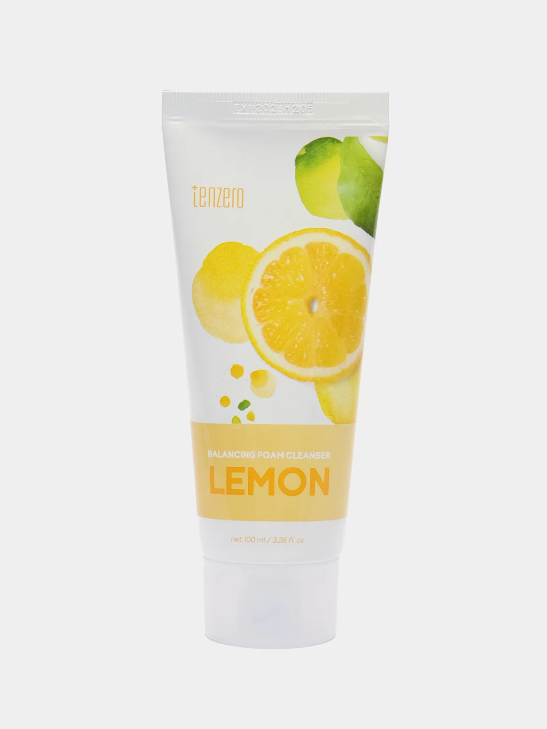 Лимонный пенка для умывания лица Tenzero Balancing Foam Cleanser