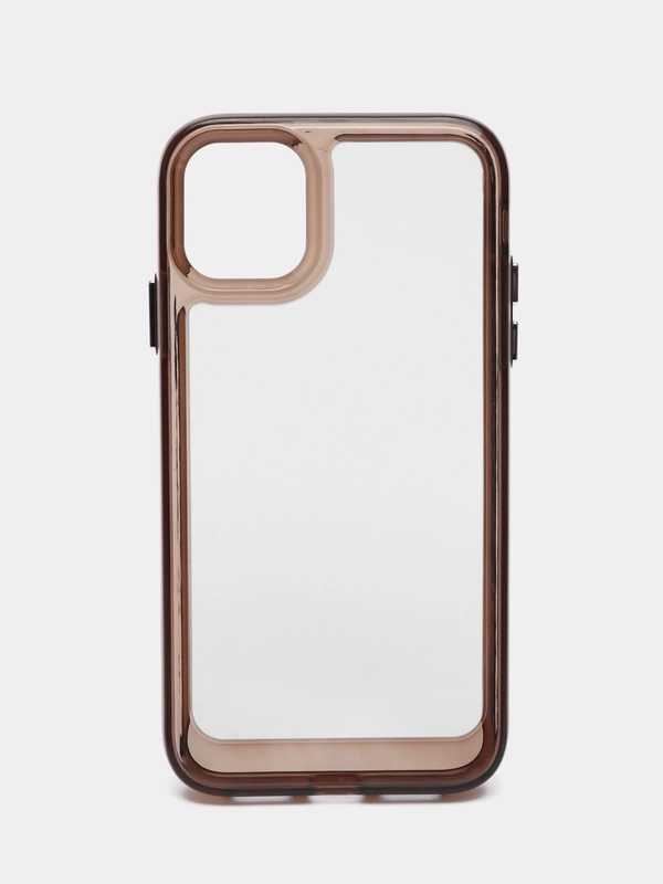 Чехол ARMOUR для Apple iPhone 11 усиленный, противоударный, полупрозрачный, твердый