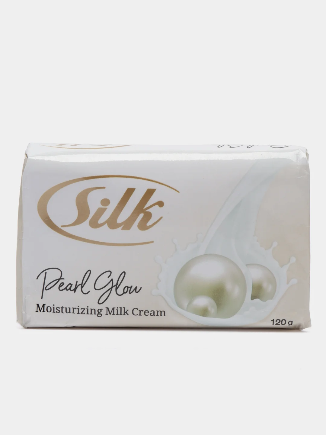 Бежевый туалетное Мыло Silk для Лица, Тела и Волос, 120г:  Натуральные Масла, Глубокое Увлажнение