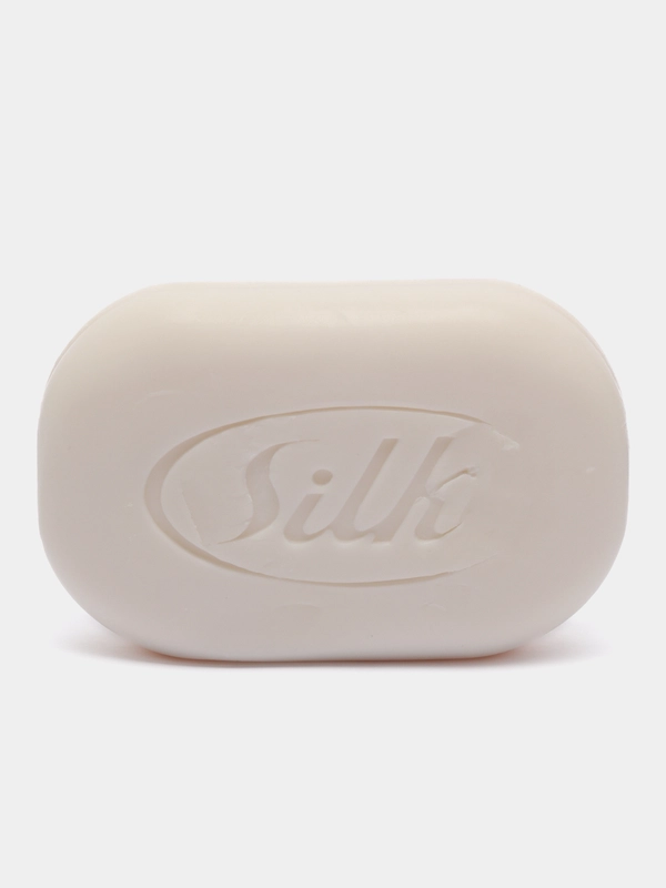 Туалетное Мыло Silk для Лица, Тела и Волос, 120г:  Натуральные Масла, Глубокое Увлажнение