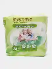 Зеленый подгузники трусы для взрослых Inseense (M, L и XL), 10 шт