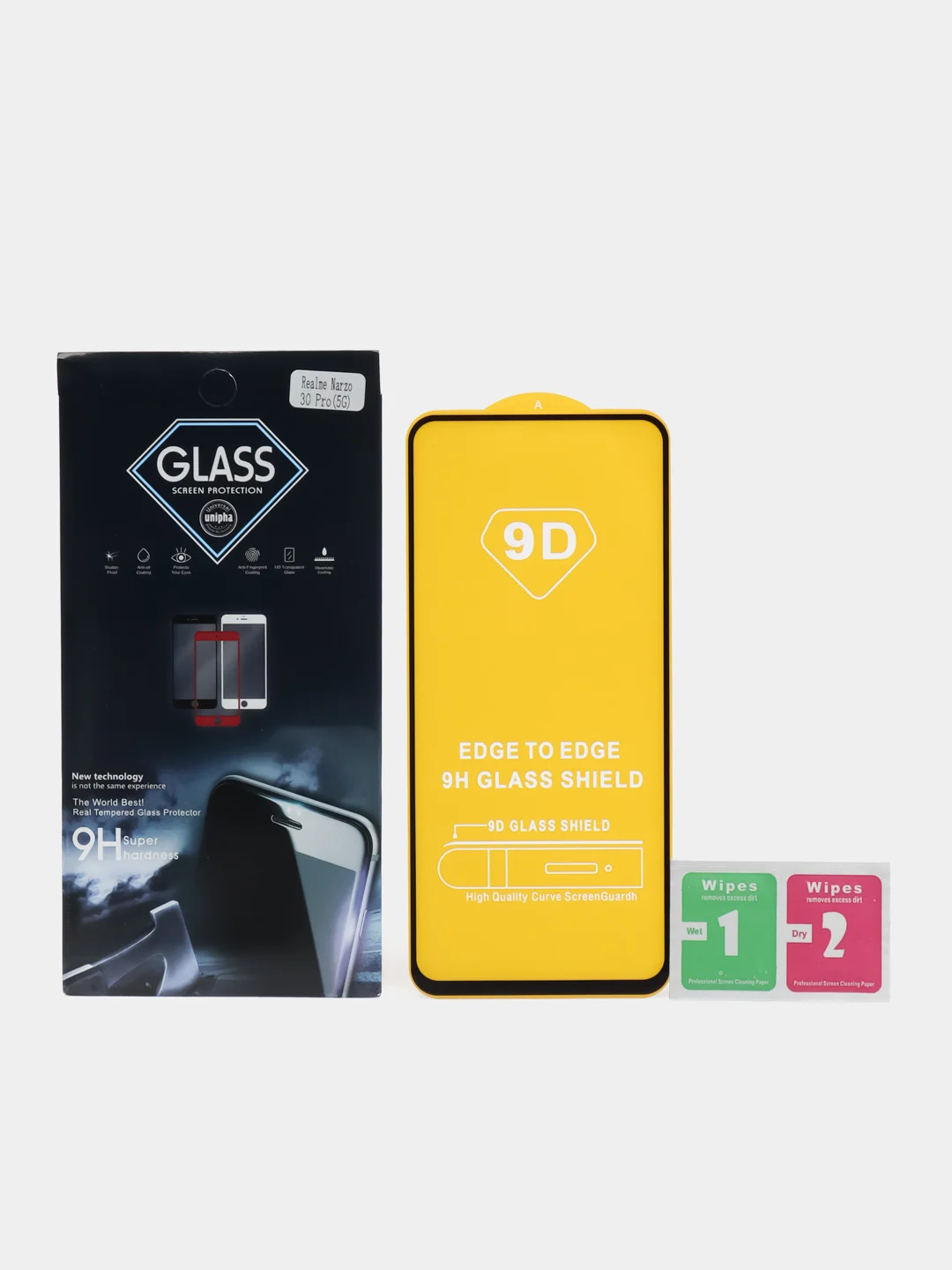 Защитное стекло для Oppo Realmi Narzo 30 Pro 5G/ Realmi 8/ Realmi 8 Pro/ RealmiC11 2021