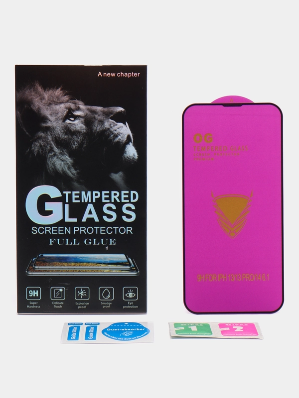 Защитное стекло Premium iPhone 14 Pro, 13 Pro Max/14 +, 13/13Pro/14, 13 mini, 12/12Pro OG