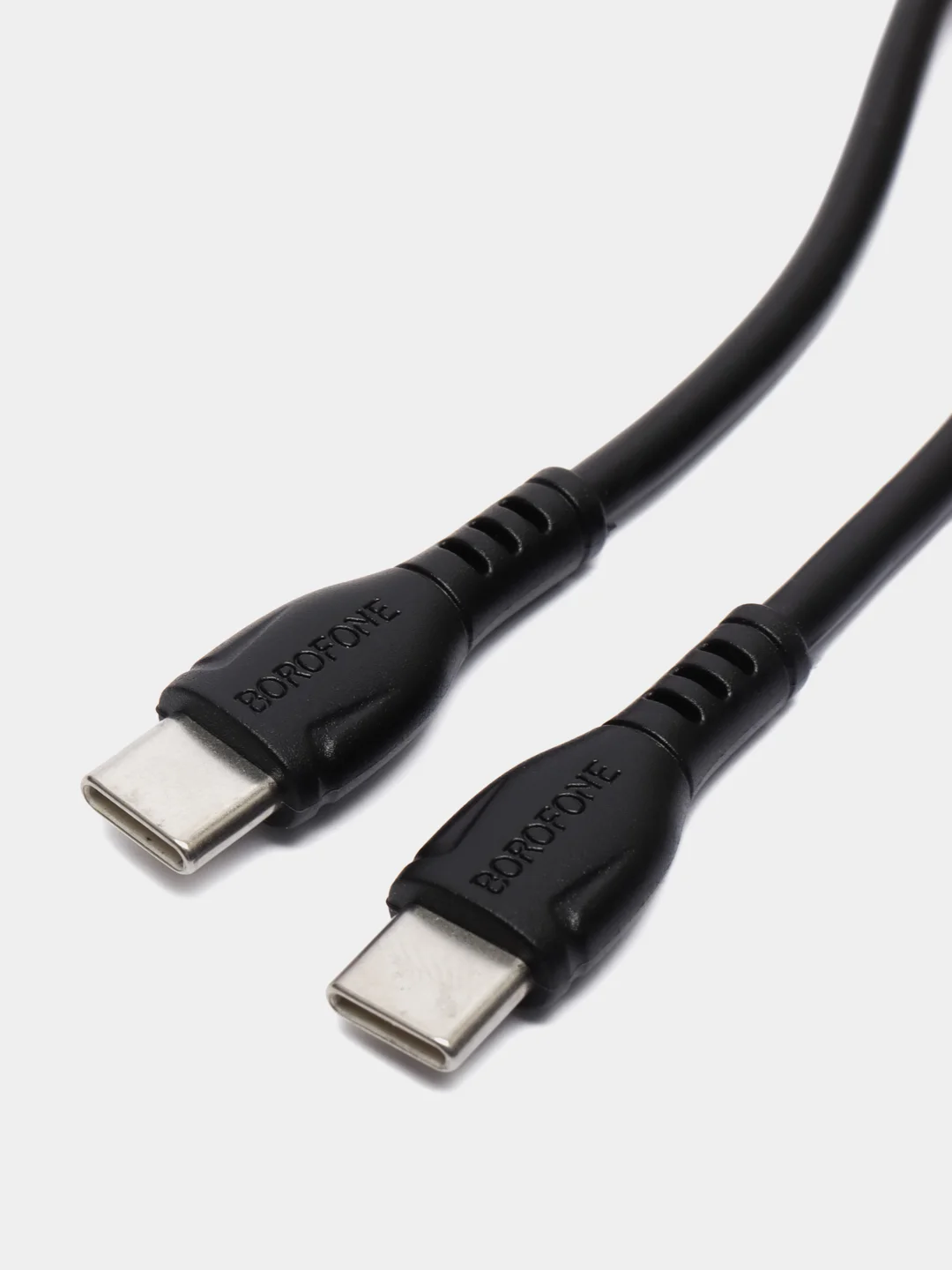 Черный кабель для зарядки телефона iPhone и Android BX51, 1 м / 3 типа разъема