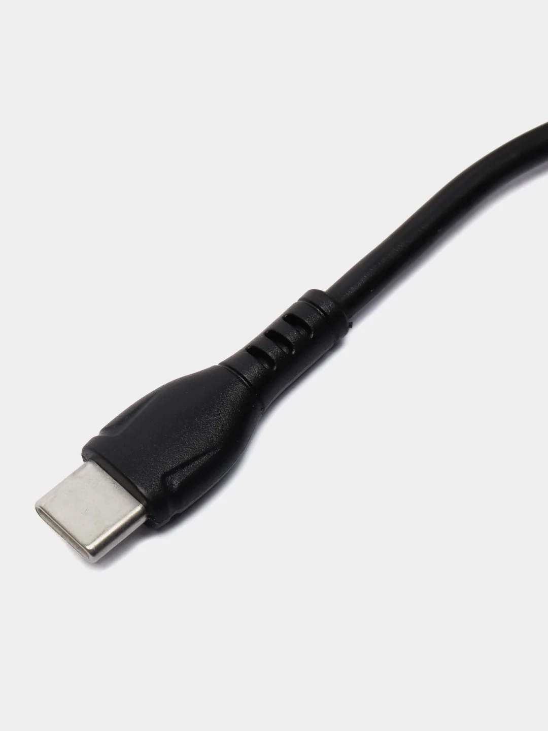 Черный кабель для зарядки телефона iPhone и Android BX51, 1 м / 3 типа разъема