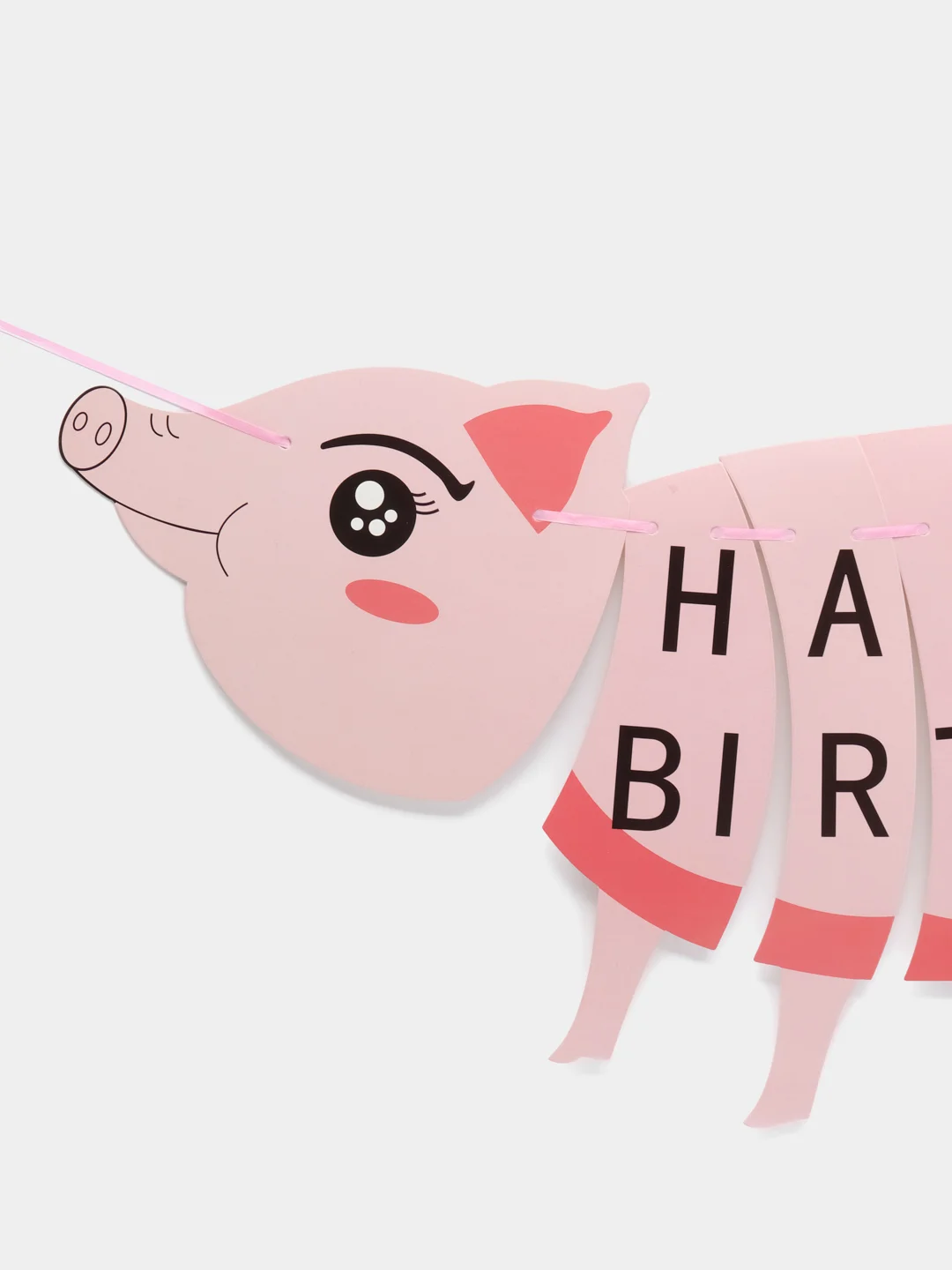 Гирлянда-растяжка "Happy Birthday", 4 вида
