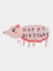 Гирлянда-растяжка "Happy Birthday", 4 вида