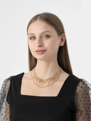 Комплект из 4 цепочек на шею Valeri, многослойное ожерелье-чокер