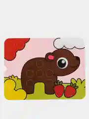 Моя первая мозаика в чемодане с картинками, серия "Животные"