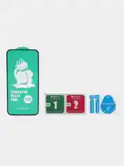 Белый стекло с бортами AirBag iPhone 6/7/8/7+/8+/X/XS/XS Max/11Pro/12mini/12/12Pro/12ProMax